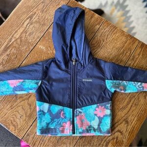 Columbia Blue and Pink Swim Coverup